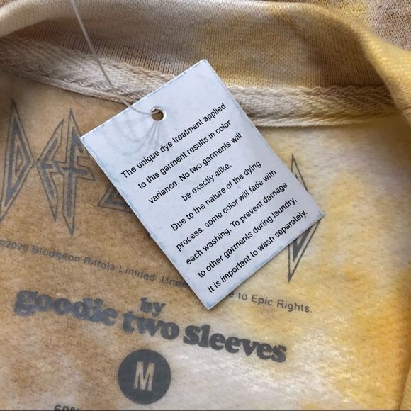 DEF LEPPARD HYSTERIA TIE DYE SWEATSHIRT NWT - Picture 8 of 8